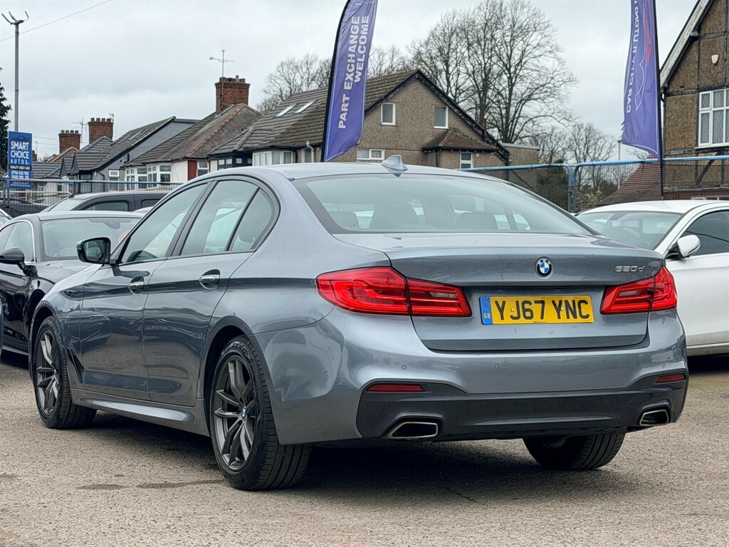 BMW 5 Series 2.0 520D M Sport Euro 6 Ss YJ67YNC Blue #4
