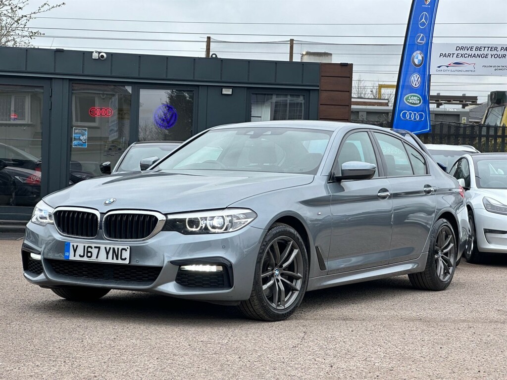 BMW 5 Series 2.0 520D M Sport Euro 6 Ss YJ67YNC Blue #3