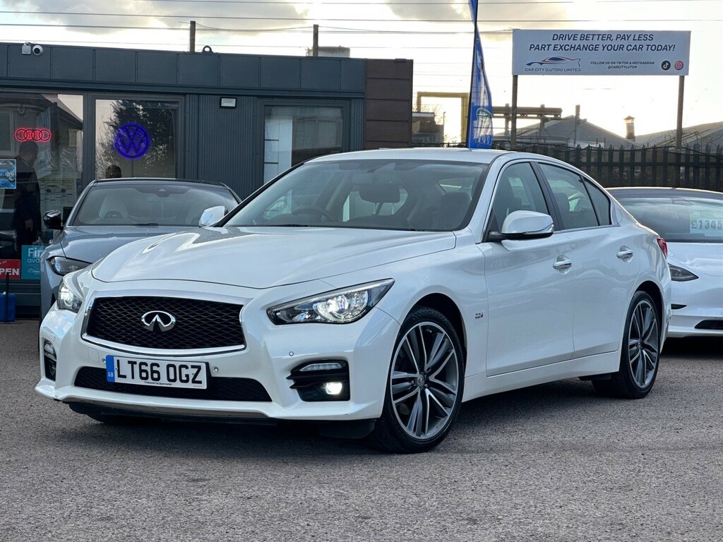 Infiniti Q50 2.2D Sport Euro 6 Ss LT66OGZ White #3