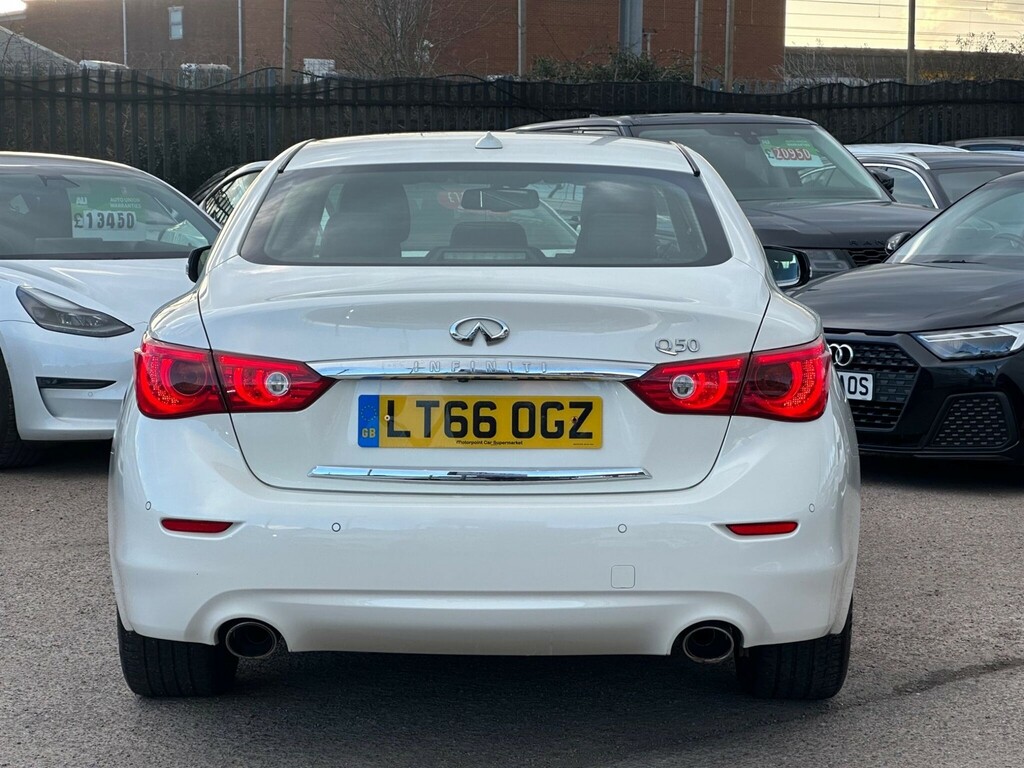 Infiniti Q50 2.2D Sport Euro 6 Ss LT66OGZ White #6