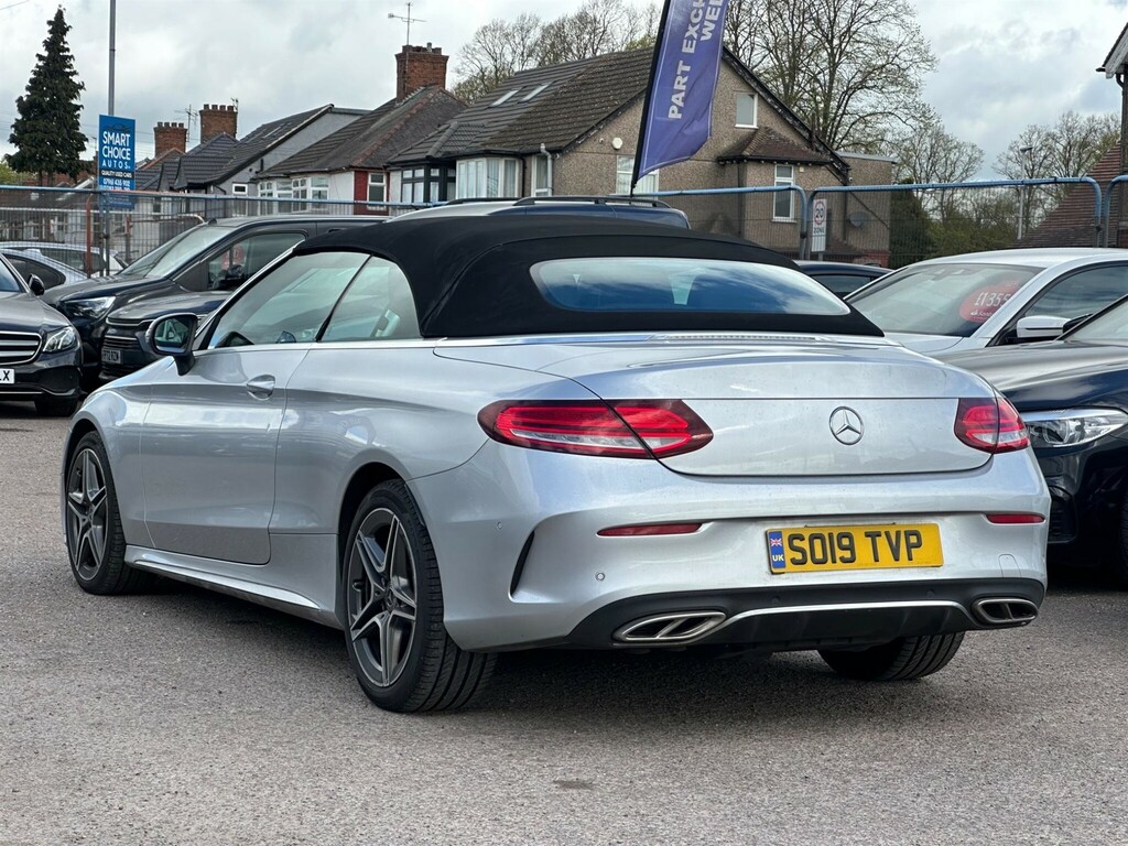 Mercedes-Benz C Class 2.0 D Amg Line Premium Cabriolet G-tronic Euro SO19TVP Silver #5