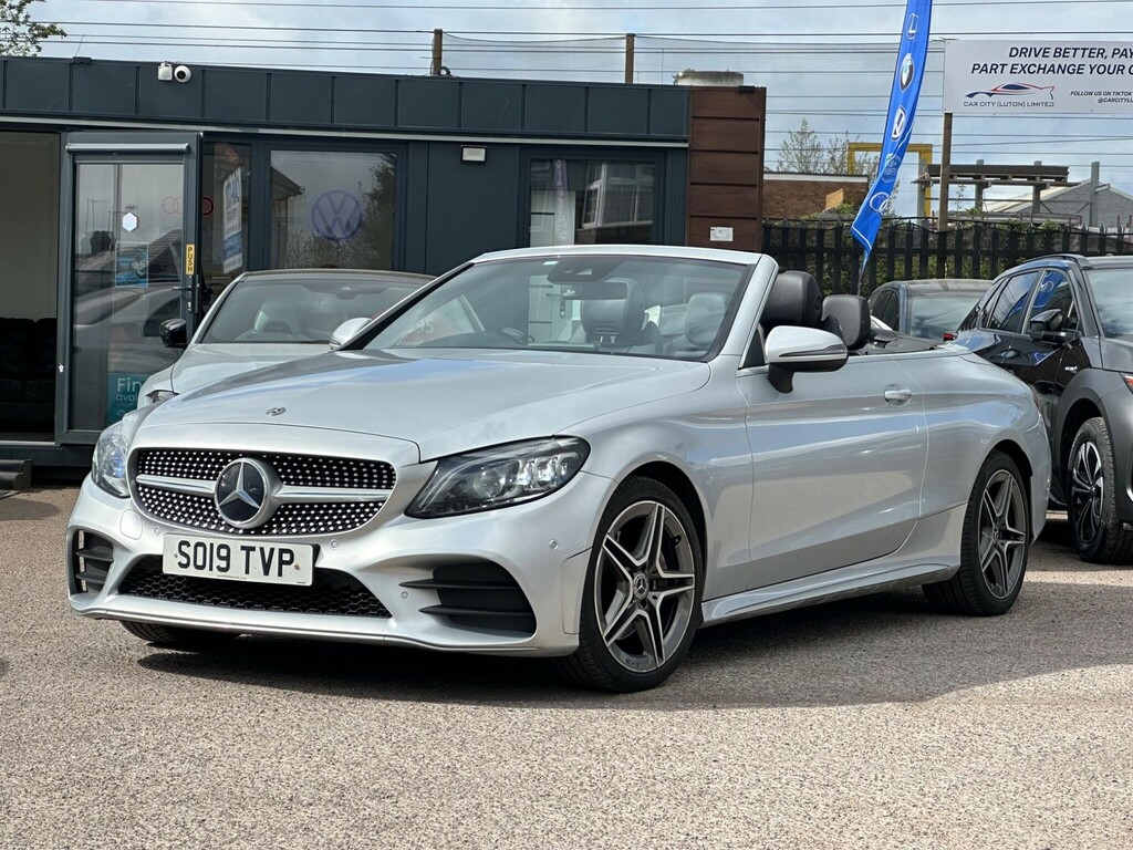 Mercedes-Benz C Class 2.0 D Amg Line Premium Cabriolet G-tronic Euro SO19TVP Silver #3