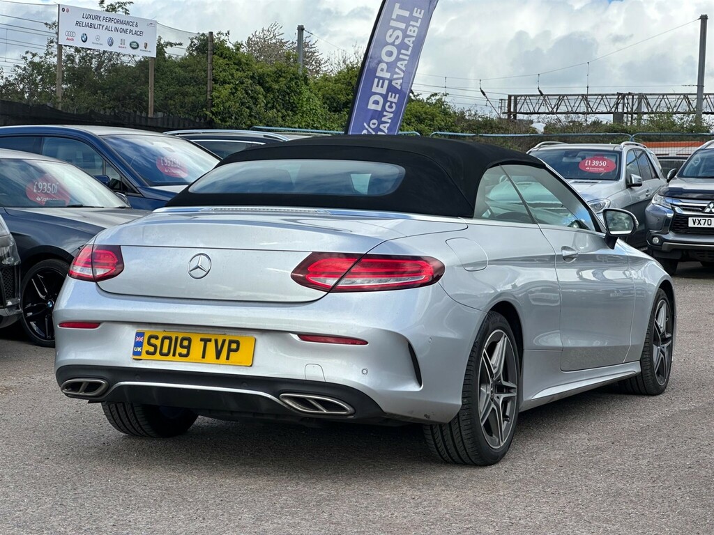 Mercedes-Benz C Class 2.0 D Amg Line Premium Cabriolet G-tronic Euro SO19TVP Silver #6