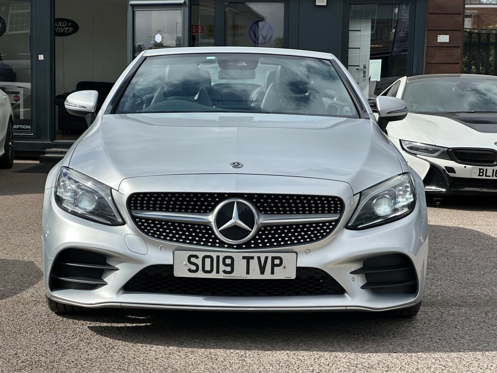Mercedes-Benz C Class 2.0 D Amg Line Premium Cabriolet G-tronic Euro SO19TVP Silver #2