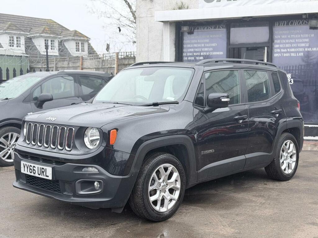 Jeep Renegade 1.4T Multiairii Longitude Ddct Euro 6 Ss YY66URL Black #3