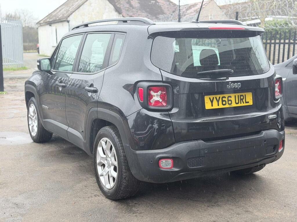 Jeep Renegade 1.4T Multiairii Longitude Ddct Euro 6 Ss YY66URL Black #4
