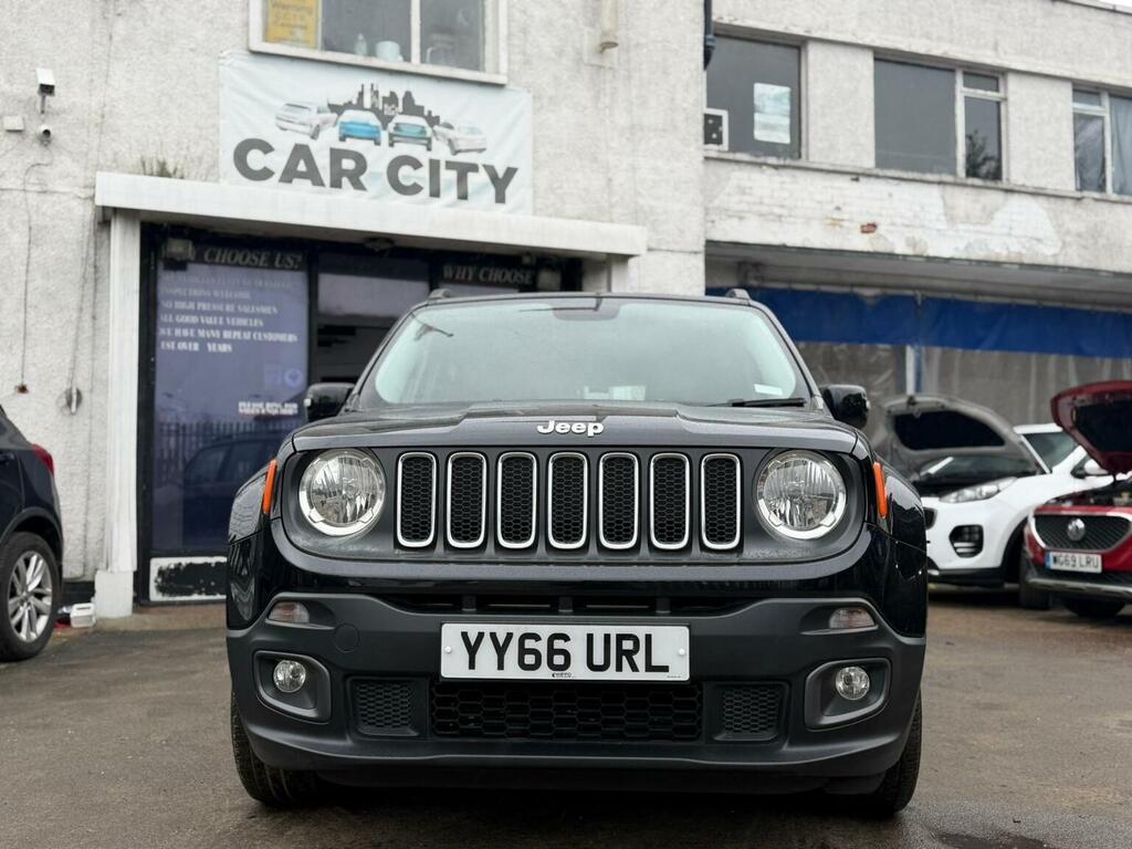 Jeep Renegade 1.4T Multiairii Longitude Ddct Euro 6 Ss YY66URL Black #2