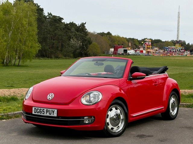Volkswagen Beetle 2.0 Tdi Bluemotion Tech Design Cabriolet Diese Red