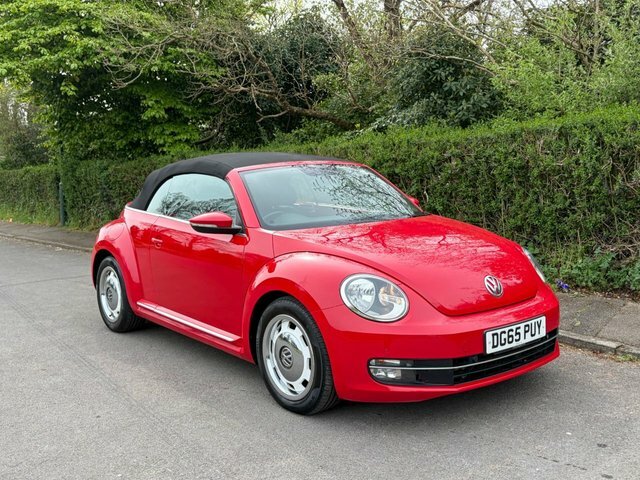Volkswagen Beetle 2.0 Tdi Bluemotion Tech Design Cabriolet Diese DG65PUY Red #5
