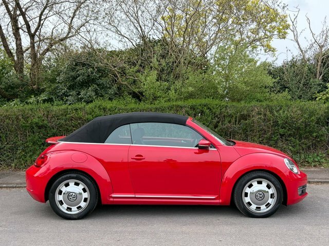 Volkswagen Beetle 2.0 Tdi Bluemotion Tech Design Cabriolet Diese DG65PUY Red #6