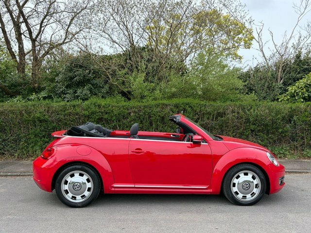 Volkswagen Beetle 2.0 Tdi Bluemotion Tech Design Cabriolet Diese DG65PUY Red #3