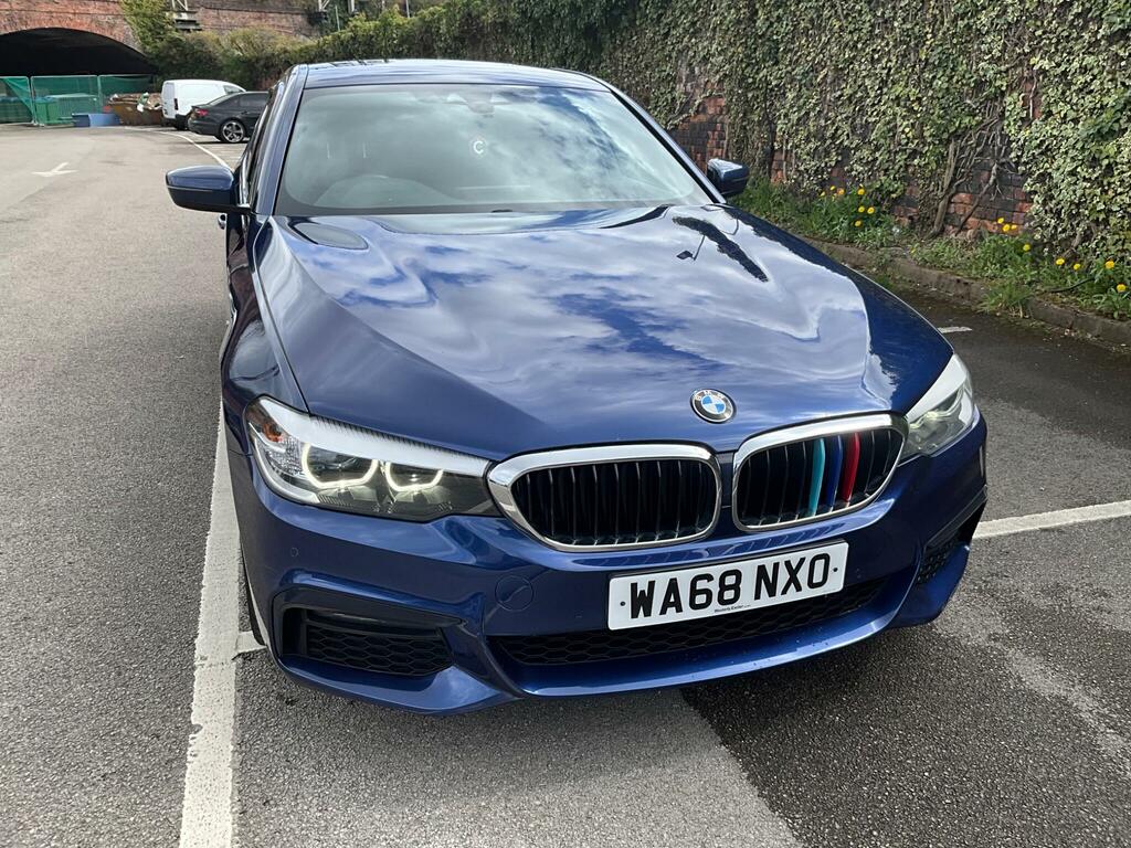 BMW 5 Series 2.0 520I Gpf M Sport Euro 6 Ss WA68NXO Blue #2