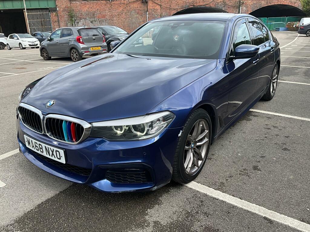 BMW 5 Series 2.0 520I Gpf M Sport Euro 6 Ss WA68NXO Blue #3