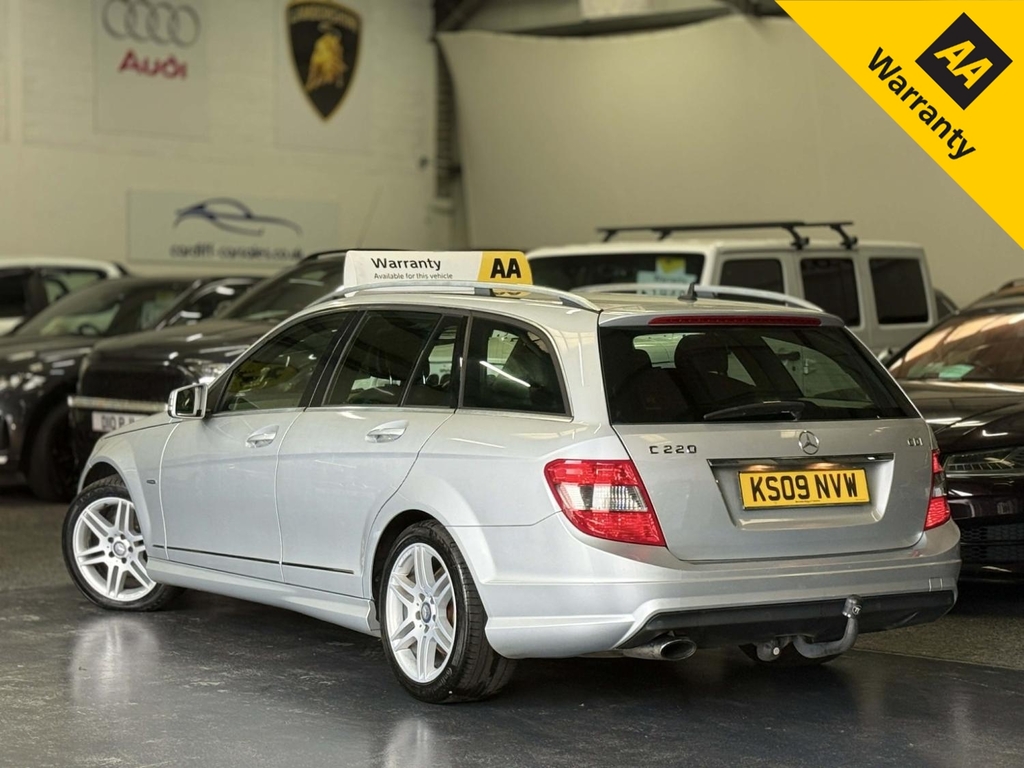Mercedes-Benz C Class Estate 2.1 C220 Cdi Blueefficiency Sport 200909 Silver