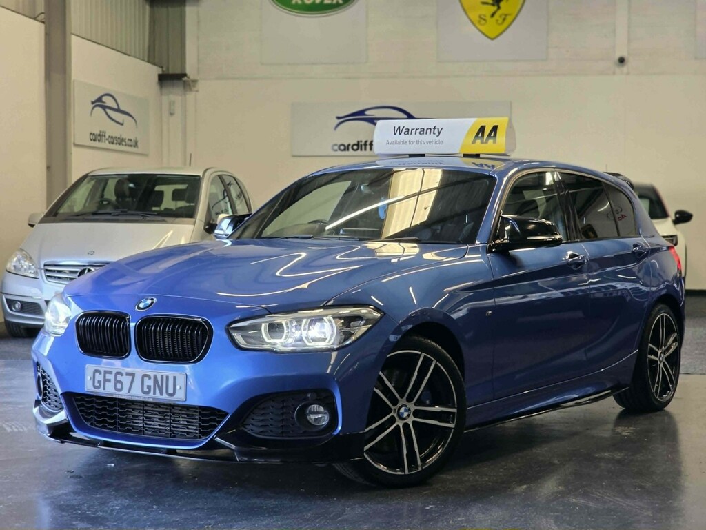 BMW 1 Series Hatchback 2.0 120D Xdrive M Sport 5-Door 201767 GF67GNU Blue #3