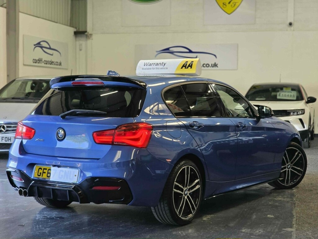 BMW 1 Series Hatchback 2.0 120D Xdrive M Sport 5-Door 201767 GF67GNU Blue #4