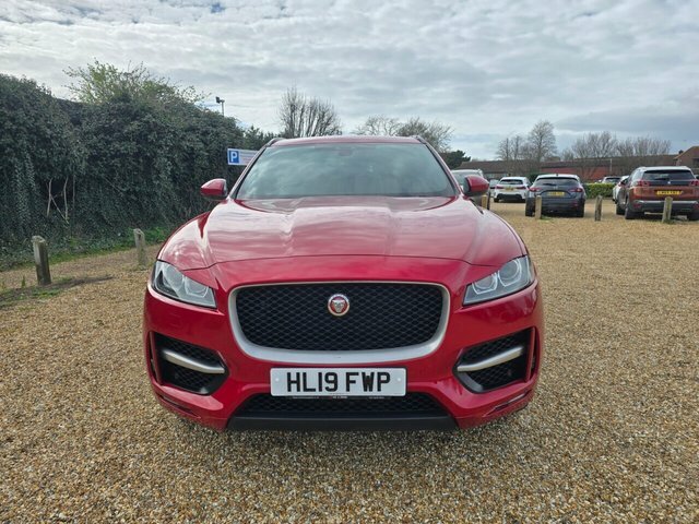 Jaguar F-Pace D180 R-sport Suv HL19FWP Red #2