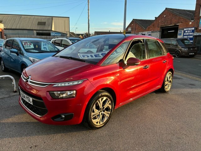 Citroen C4 Picasso Mpv HJ64YSL Red #3