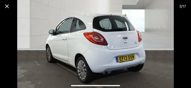 Ford KA Hatchback EF13DVW White #2