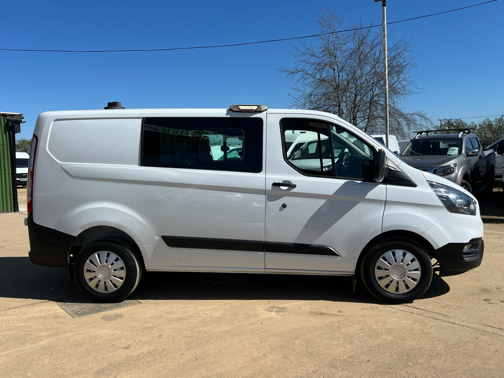 Ford Transit Custom 2.0 320 Ecoblue Crew Van Double Cab Man EO68EVH White #2