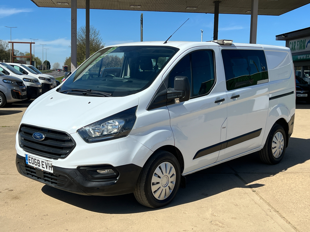 Ford Transit Custom 2.0 320 Ecoblue Crew Van Double Cab Man White
