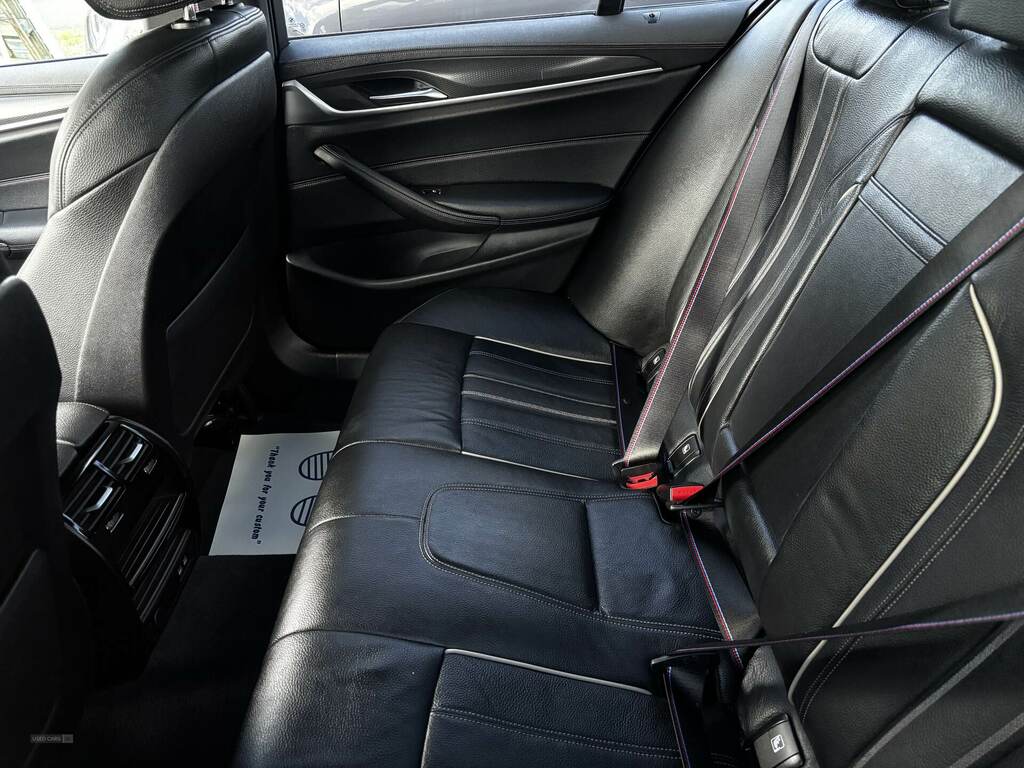 BMW 5 Series 530E M Sport SA23OVT Black #4