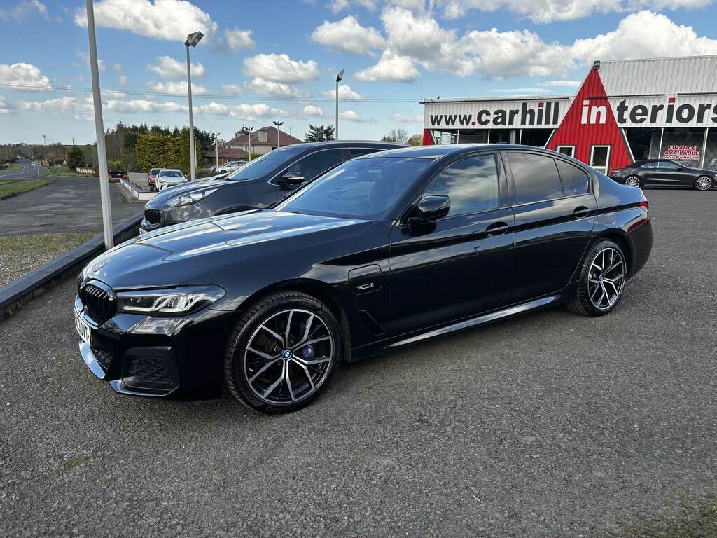 BMW 5 Series 530E M Sport SA23OVT Black #2