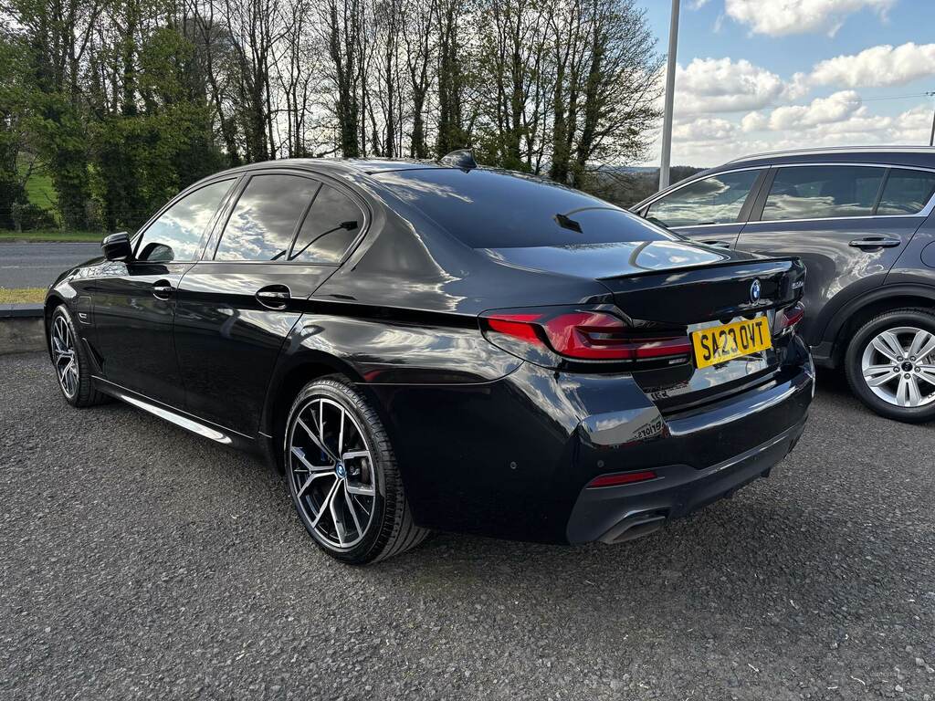 BMW 5 Series 530E M Sport SA23OVT Black #3