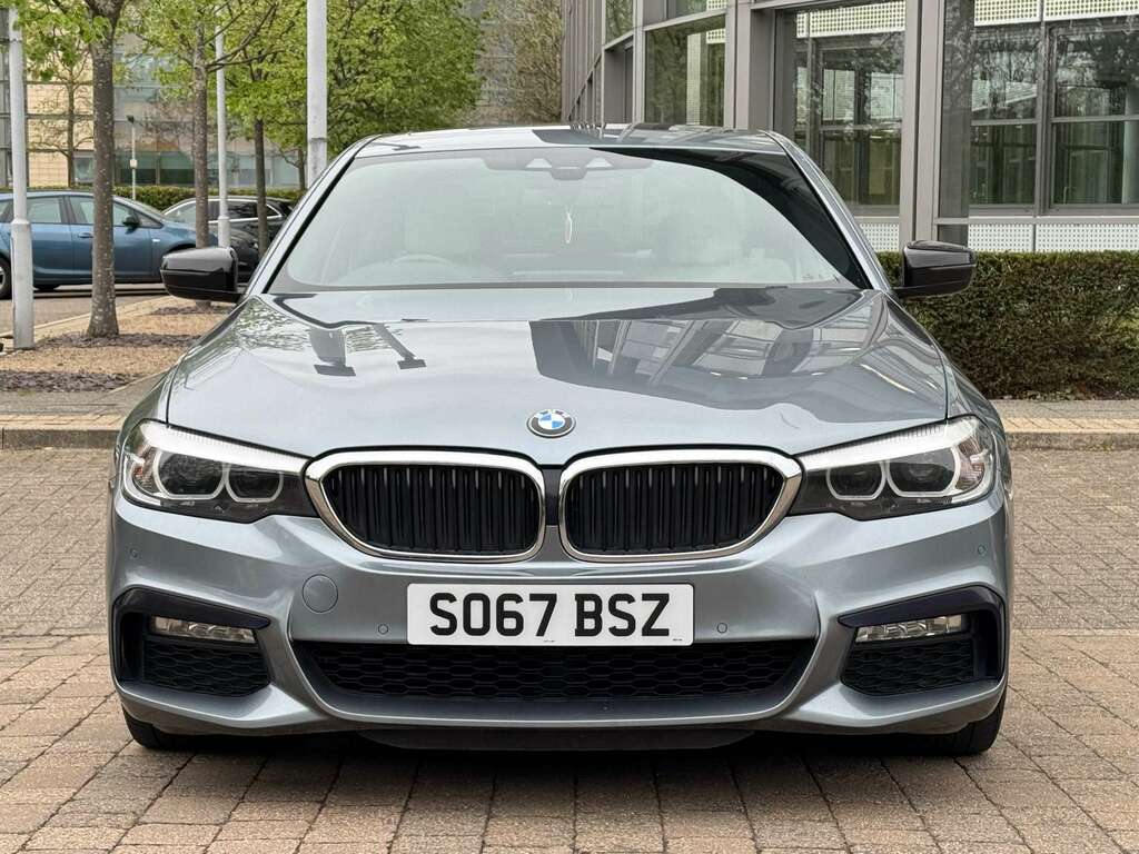 BMW 5 Series 2.0 520D Xdrive M Sport 4Wd SO67BSZ Blue #3