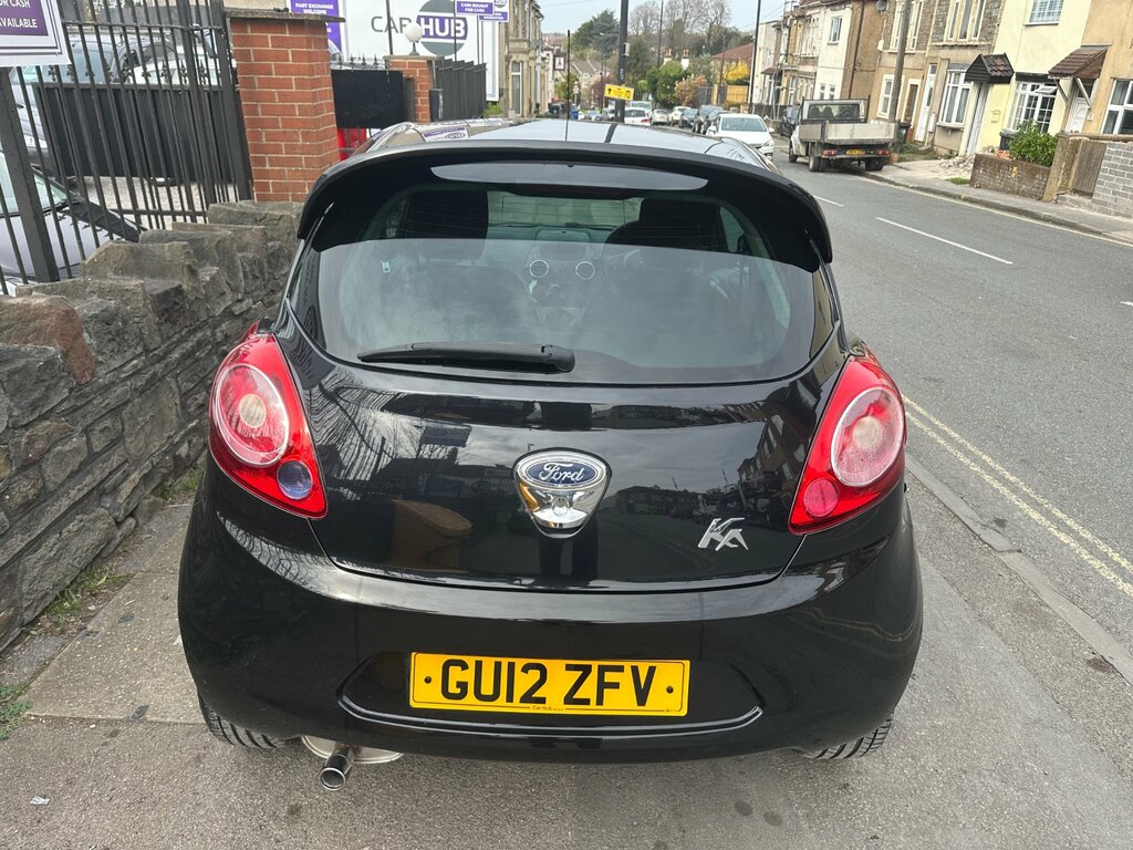 Ford KA 1.2 Metal Hatchback Euro 5 Ss GU12ZFV Black #3