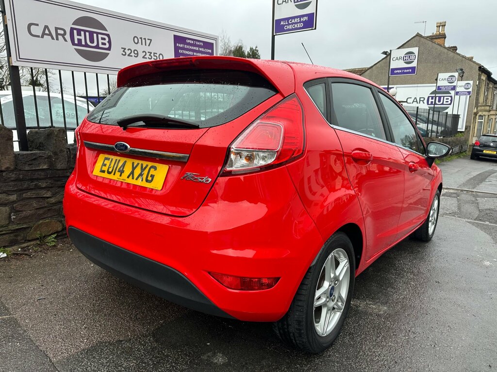 Ford Fiesta 1.25 Zetec Hatchback Euro 5 82 EU14XXG Red #6