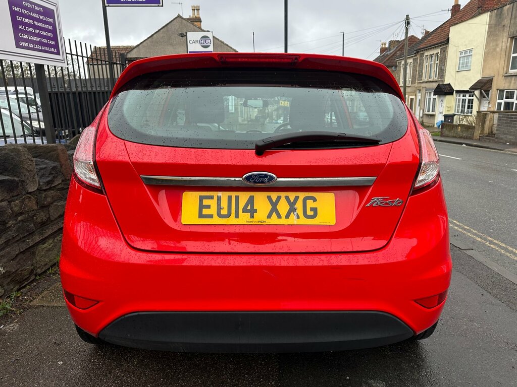 Ford Fiesta 1.25 Zetec Hatchback Euro 5 82 EU14XXG Red #4