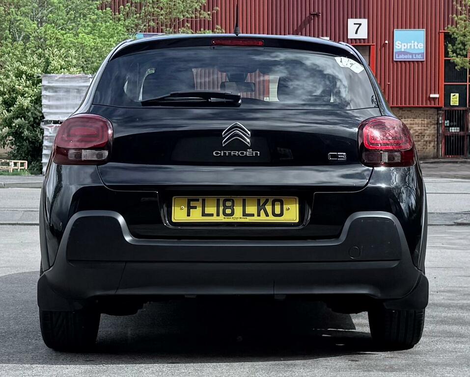Citroen C3 1.2 Puretech Feel Euro 6 FL18LKO Black #3