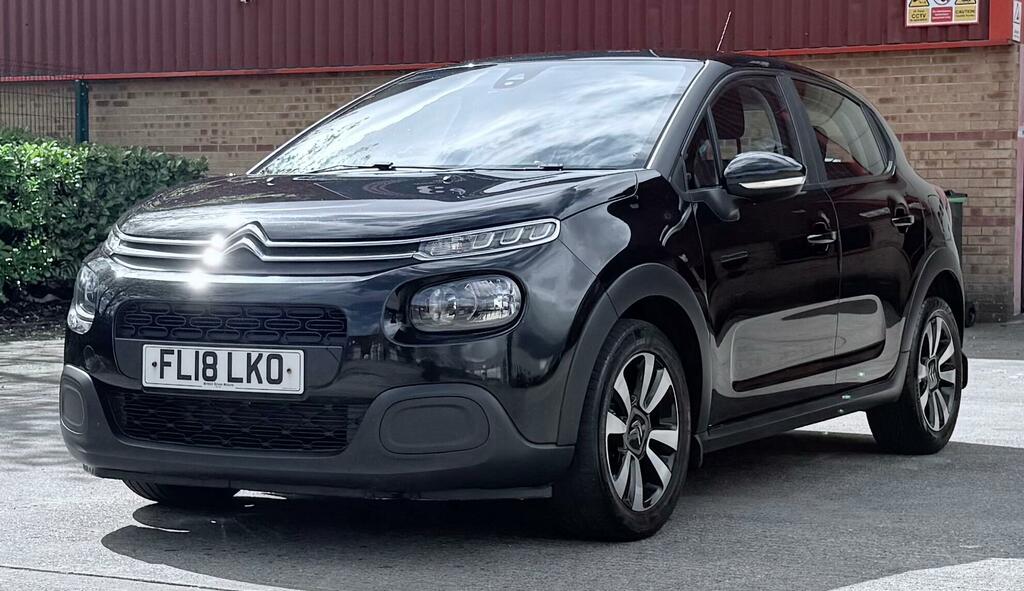 Citroen C3 1.2 Puretech Feel Euro 6 FL18LKO Black #4