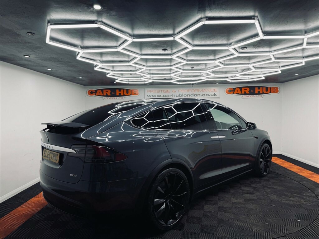 Tesla Model X 100D Dual Motor 4Wde Silver #6