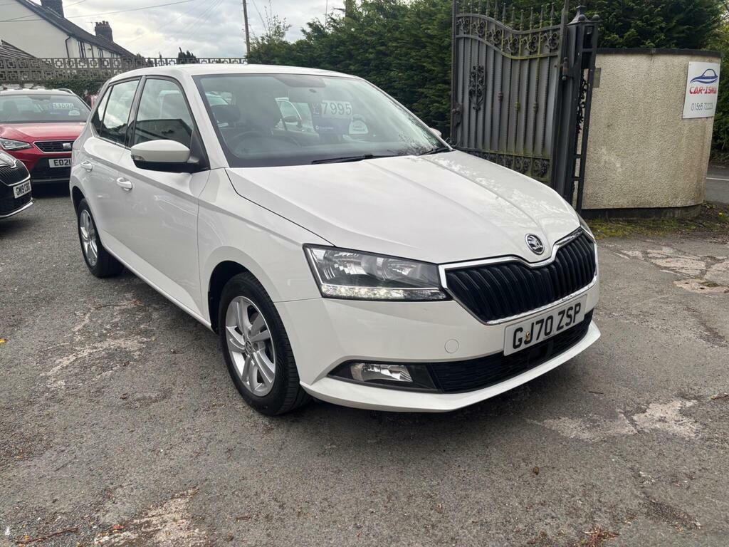 Skoda Fabia 1.0 Se Euro 6 S S GJ70ZSP White #6