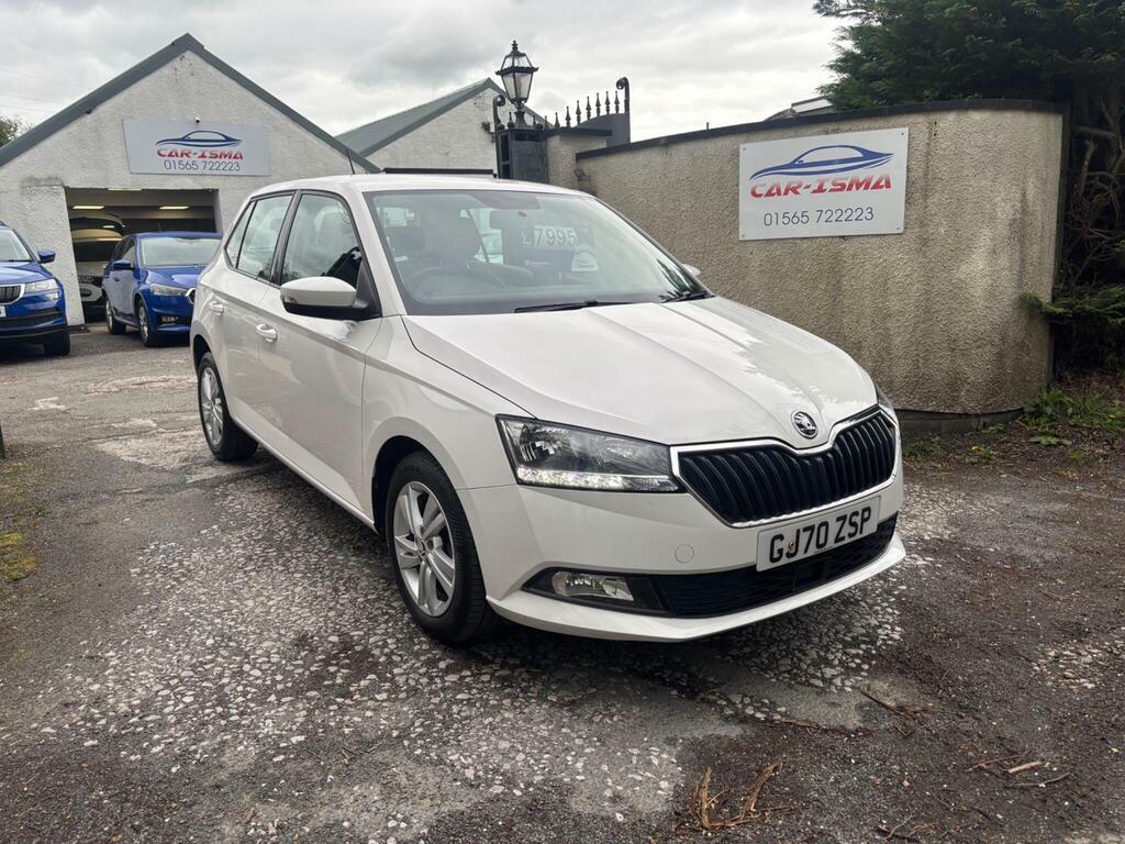 Skoda Fabia 1.0 Se Euro 6 S S GJ70ZSP White #3