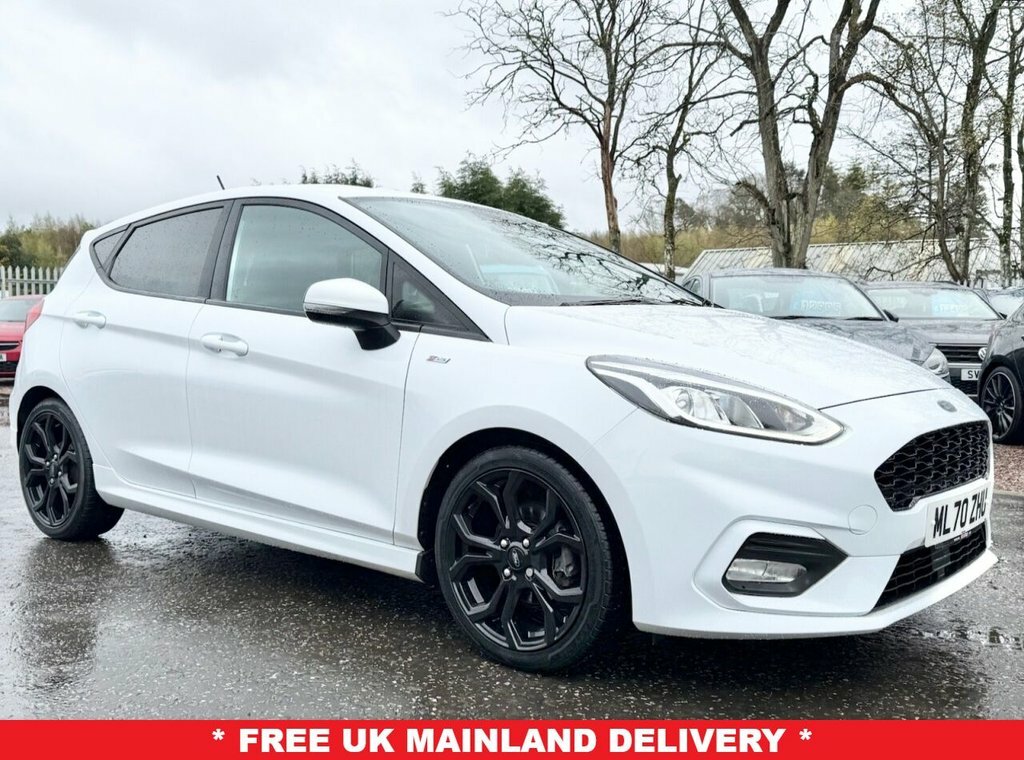 Ford Fiesta 1L St-line Edition White