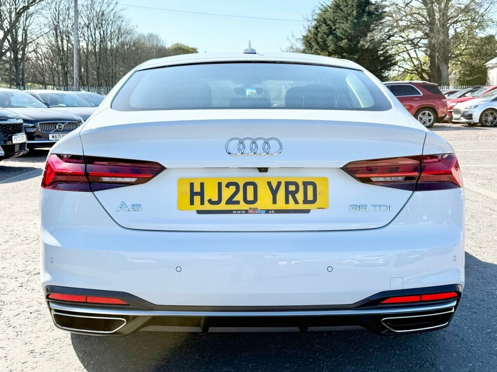 Audi A5 2L Sport HJ20YRD White #6