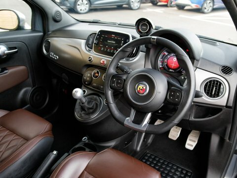 Abarth 500 Hatchback YR22FXC Grey #4