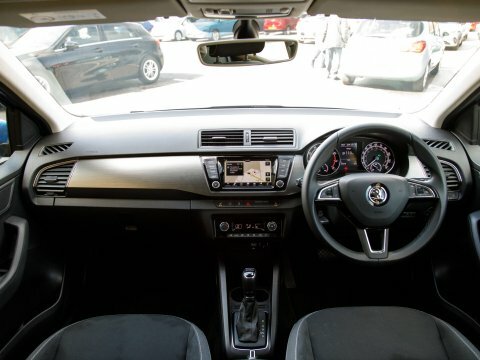 Skoda Fabia Hatchback WU19VGD Blue #3