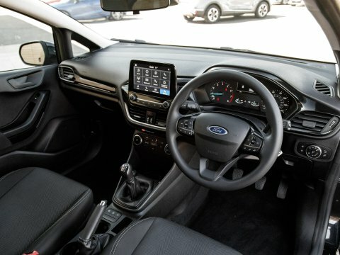 Ford Fiesta Hatchback YL22OTD Black #4