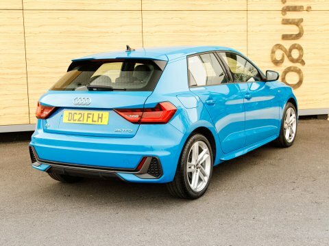 Audi A1 Hatchback DC21FLH Blue #2