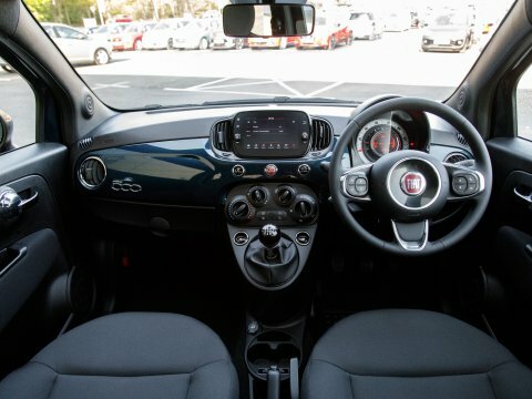 Fiat 500 Hatchback YJ23WTM Blue #3
