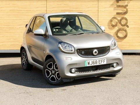 Smart Fortwo Cabrio Convertible Silver
