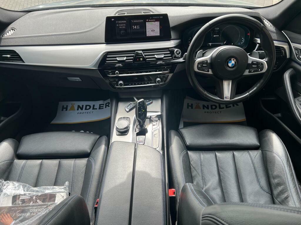 BMW 5 Series 2.0 530E 9.2Kwh M Sport Euro 6 S S HX68NMF Blue #3