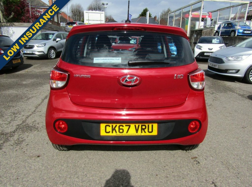 Hyundai I10 1L Se Red #4