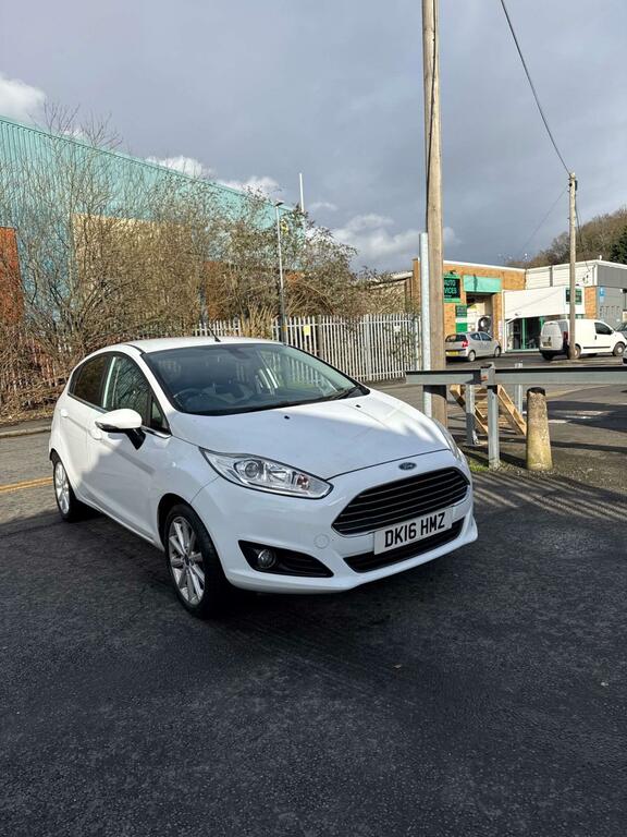 Ford Fiesta 1.0T Ecoboost Titanium Euro 6 Ss DK16HMZ White #5