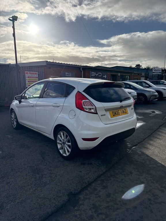 Ford Fiesta 1.0T Ecoboost Titanium Euro 6 Ss DK16HMZ White #4