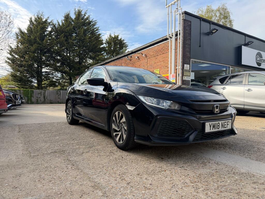 Honda Civic 1.0 Vtec Turbo Se Euro 6 Ss YM18NEF Black #6